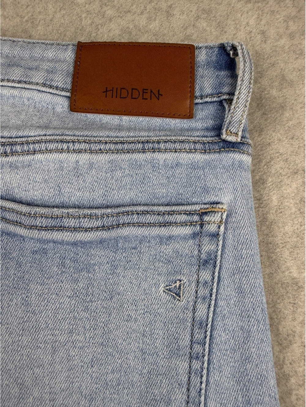 Hidden Los Angeles Distressed Straight Leg Jeans Light Wash Women's 29 - Picture 7 of 7